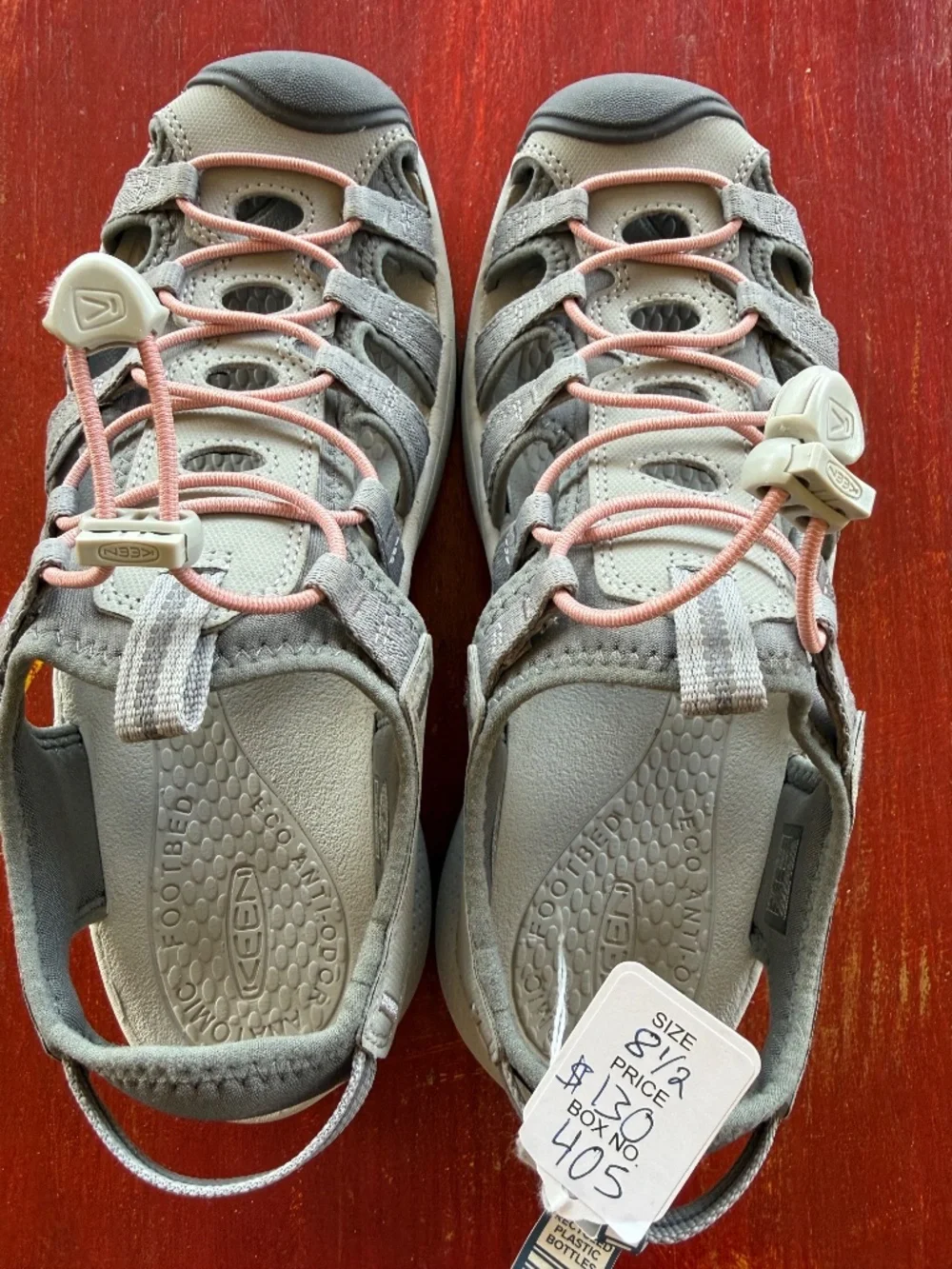 KEEN gray sandals 8.5 NWT